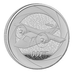 2026 1 oz Great Britain James Bond Of The 2010's .999 Silver BU Coin (In Capsule)