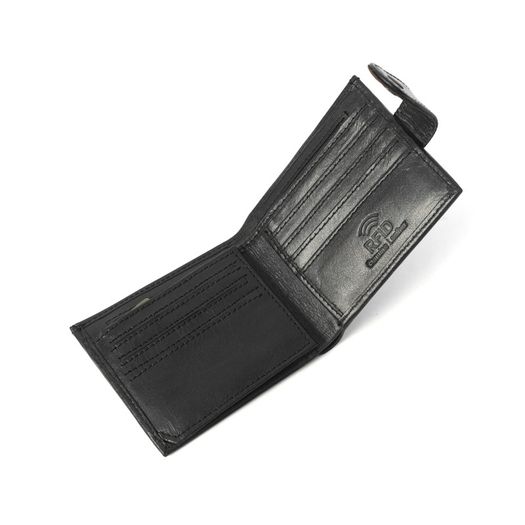 Leather RFID Wallet Slim Trifold Handmade Wallet Minimalist Card Holder