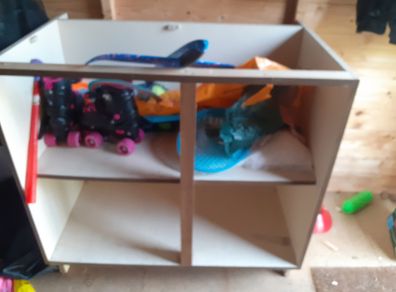 Kitchen unit carcass, no top or doors
