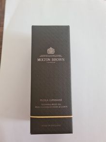 Molton Brown Flora Luminare Glowing Body Oil 100ml and MB gift bag