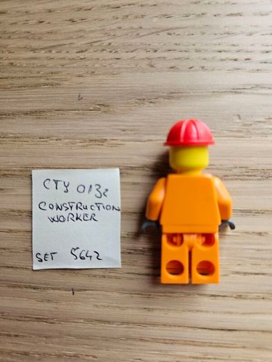 lego cty1032 construction worker, set 5642