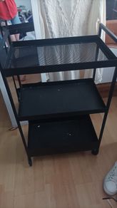 3 tier shelves with wheels