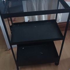 3 tier shelves with wheels