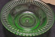 Bowl Green Uranium Glass