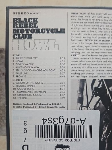 Brmc  Cd  - Howl