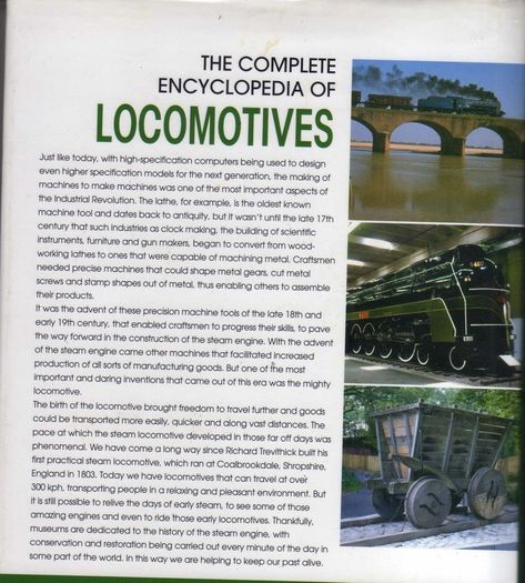 The Complete Encyclopedia Of Locomotives