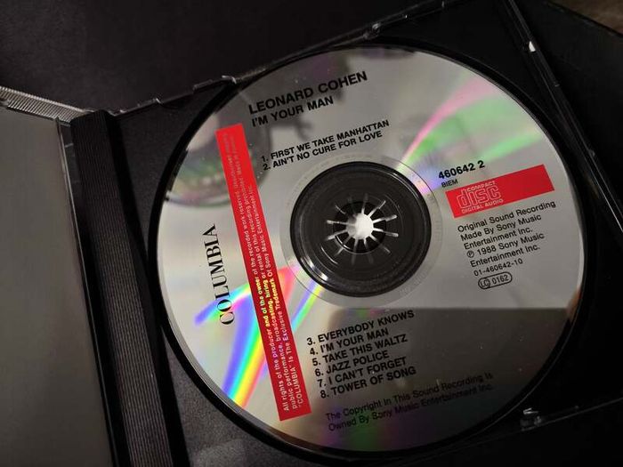 Leonard Cohen ! I'm Your Man ! CD ! 1988 !