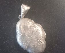 silver locket