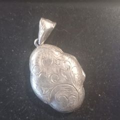 silver locket