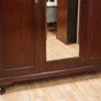 Early 20th Century Mahogany Triple Wardrobe Image 3