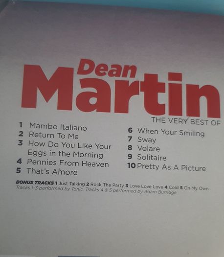 New Dean Martin cd