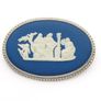 Vintage 925 Sterling Silver Wedgwood Brooch Image 3