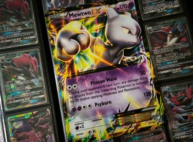 Mewtwo EX ! Jumbo Ovesized Pokemon Card ! Promo from XY Era ! 2016 !