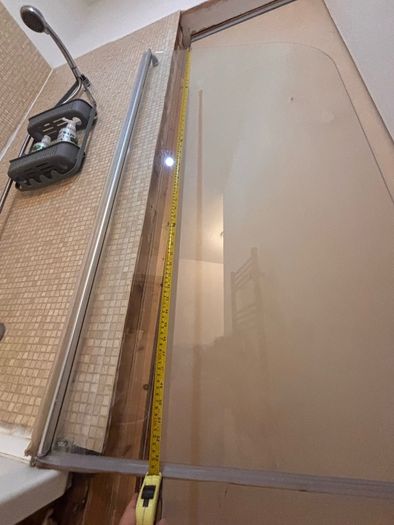 bathroom glass screen