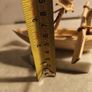 Handmade African Kenya Banana Fiber Palm Leaf Culturalsmall fishing boot on marble plinth. Image 5