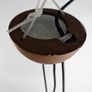Mid Century Domus Pendant Lamp Teak And Paper With Counterweight Image 6