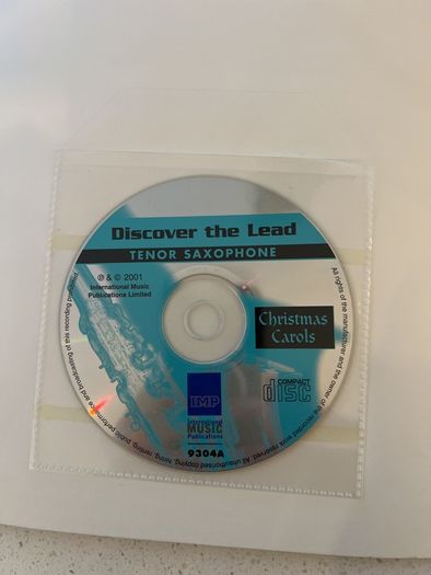 Discover the Lead Christmas Songs for Tenor Saxophone Book and CD