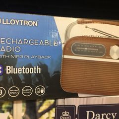 Small Retro Rechargeable Bluetooth Radio