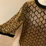 Monsoon black/gold occasion top size 12 - new Image 2