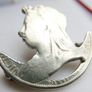 Antique 1898 Sterling Silver Broch 6,9g Image 4