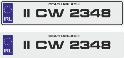 Show Number Plates