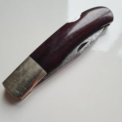 Damascus steel pocket knife