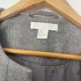 Womens Grey no collar long coat from H&M brand new no tags need gone ASAP due to house clearance Image 3