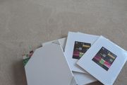 Bundle of canvas, white, arteza and crelando