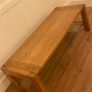 solid oak coffee table Image 2