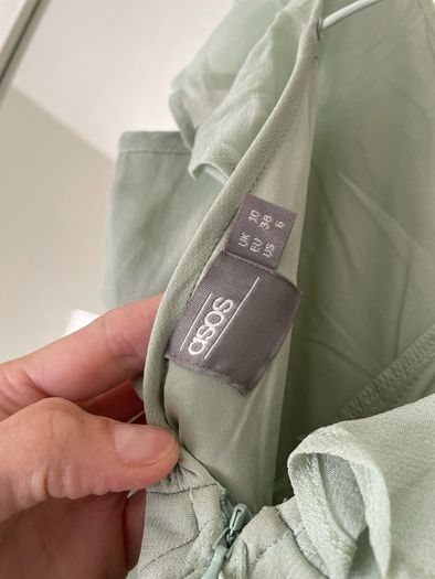 Sage Green Bridesmaids Asos dress