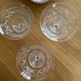 Set of 3 Vintage Style Cut Glass Dessert Bowls Image 3