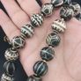 Ancient Burmese Pumtek Pyu PetrifiedWood Beads Necklace Image 5