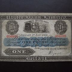 1931 Ulster Bank Limited 1 Pound
