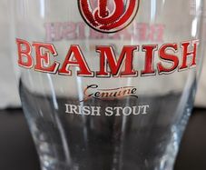 Beamish Pint Glasses,  2 for 10 euro or 14 for 60 euro