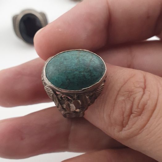 Ancient Inspired Brass Rings Set of 15 Collectible Jewellery Pieces