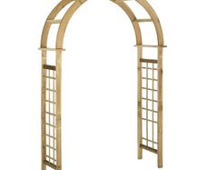 Trellis Arch Green Impregnated Pinewood