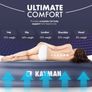 Single Airbed with Built in Pump - 3 Minute Rapid Inflation I Air Mattress with Built-in Electric Air Pump and Integrated Pillow I Easy To Store Blow Up Bed I Air Bed Patch Included (FREE POSTAGE) Image 3
