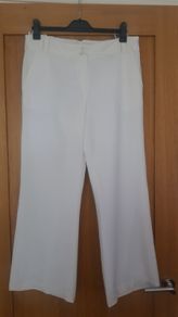 Dunnes Stores White Trousers Size 14