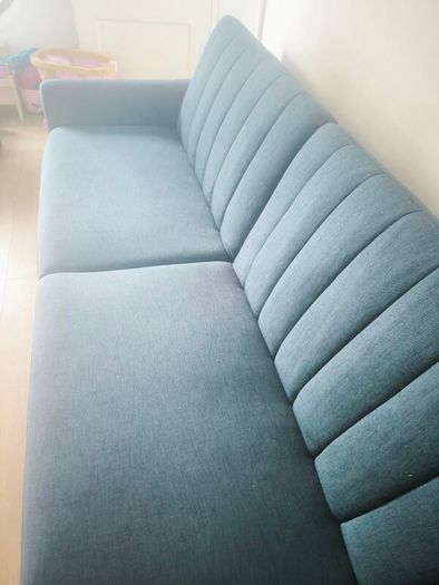 Jysk Harndrup Blue Sofa Bed