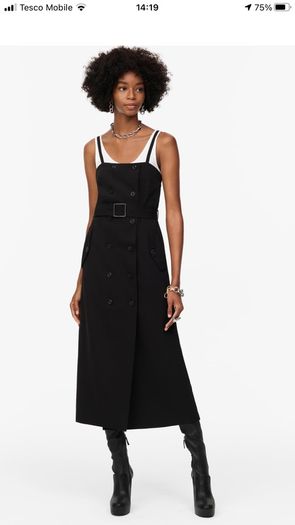 Zara limited edition satin midi dress. New. Size M. RRP99