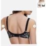 Fantasie Kimberley - Underwired Side Support Bra 30F and Briefs XS - Black Floral - BNWT RRP 58 Image 2