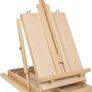 Wooden Easel & Painting Storage Box with Drawer, Shoulder Strap, Palette,Indoor Outdoor Field Folding Portable Easel, Box Easel Sketchbox for Painting, Sketching, Display (FREE POSTAGE) Image 6
