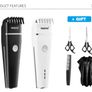 USB Electric Hair Clippers Trimmers For Men Adults Kids Cordless Rechargeable Hair Cutter Machine Professional Image 4
