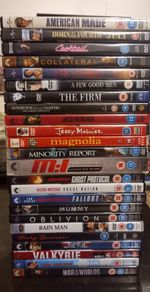 Tom Cruise Dvd Collection Top Gun Cocktail Mission Impossible Jerry Maguire Etc.