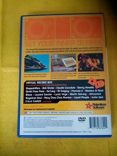 DJ Decks & FX House Edition PlayStation 2 Ps2 Games Original