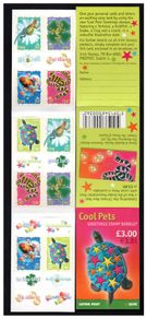 2001 Ireland Greetings (Cool Pets) Self-adhesive Commemorative Stamps Booklet Mint Never Hinged (MNH).Hibernian HB87.
