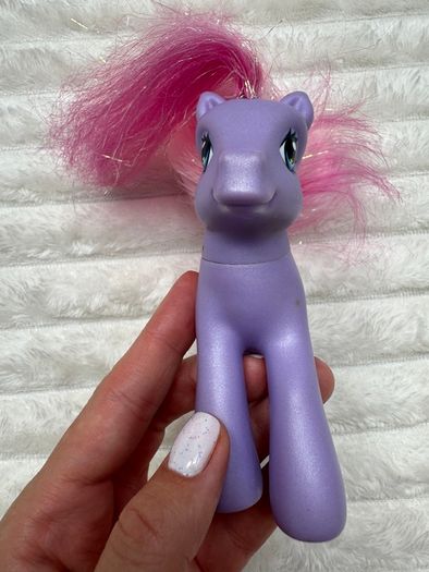 My Little Pony StarSong G3 Tinsel Hair Glitter Wings Brushable With Comb 2007 Used PLease see pictures