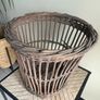 Mid Century Whicker Waste Paper Bin Image 4