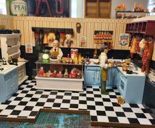 One Room Dollshouses for Display Purposes Reduced