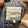 Zara Distressed Denim Dungarees / Overalls, Size XS Image 3
